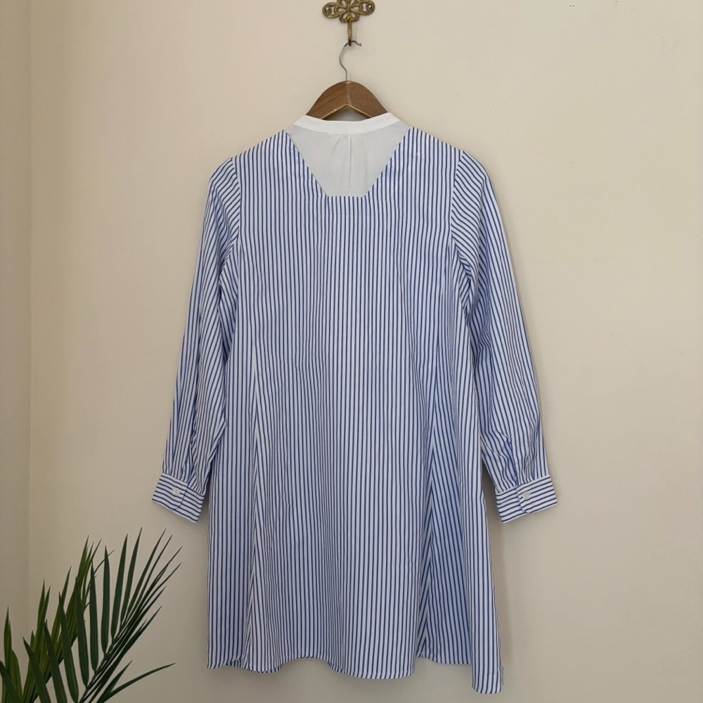 Pomander Place Blue Striped Lottie Mini Dress Small Tuckernuck - Picture 4 of 9